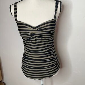 Bond-eye Australia NipTuck Tan Black Striped Suit SW2023